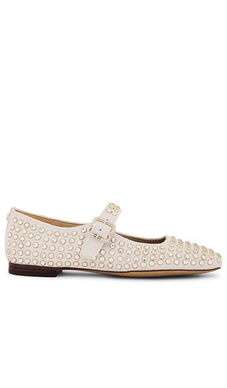 Sam Edelman Michaela Gem Flat in Ivory. - size 7.5 | Revolve Clothing (Global)