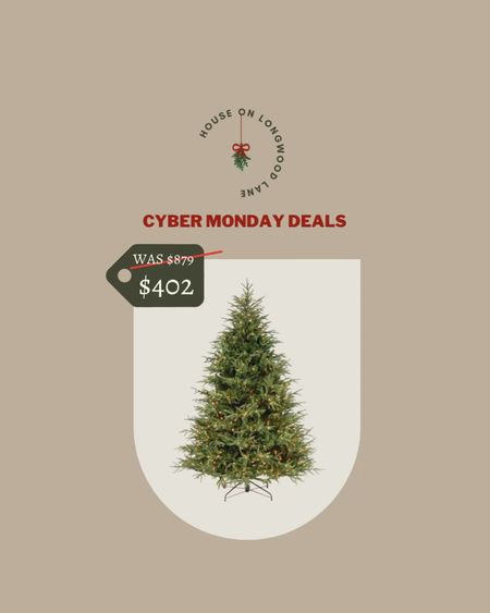Shop Cyber Monday Deals, now! Save 54% OFF this 7.5ft National Pre-Lit Christmas Tree!! This is a great deal for the holidays. #CyberMonday

#LTKsalealert #LTKCyberweek #LTKHoliday