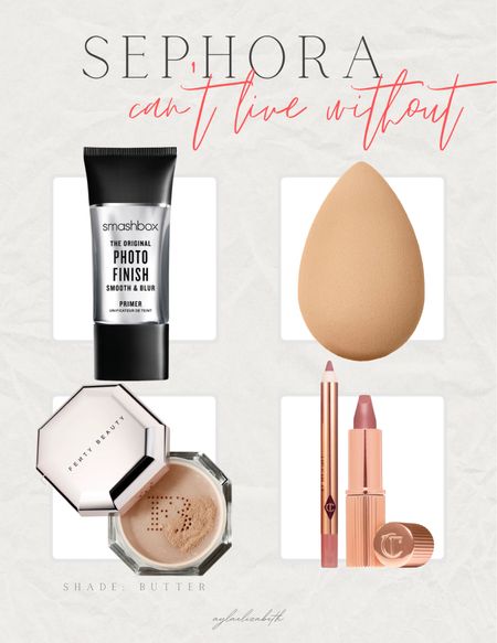 These are my top four beauty products from Sephora that I cannot live without! And the setting powder I use the shade butter. #sephora #sephorasale #makeup #beauty 

#LTKfindsunder50 #LTKbeauty #LTKsalealert
