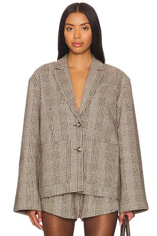 OSIS STUDIO Mili Blazer in Brown from Revolve.com | Revolve Clothing (Global)