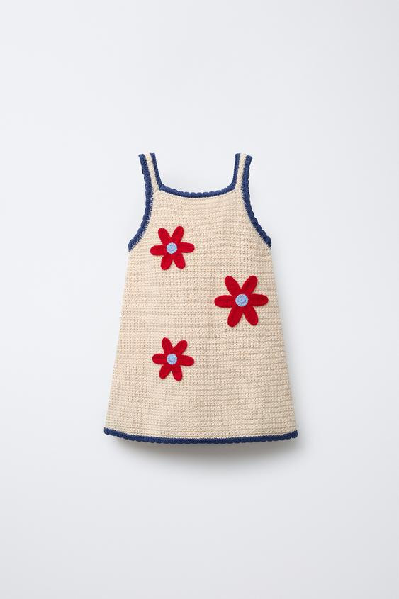 FLORAL KNIT DRESS | Zara UK