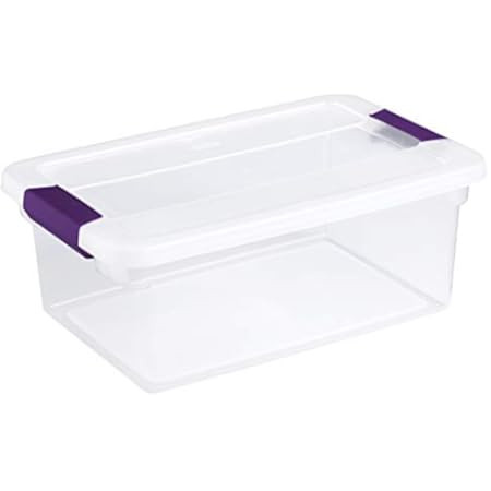 Sterilite 32-Quart Clear View Latch Box | Amazon (US)