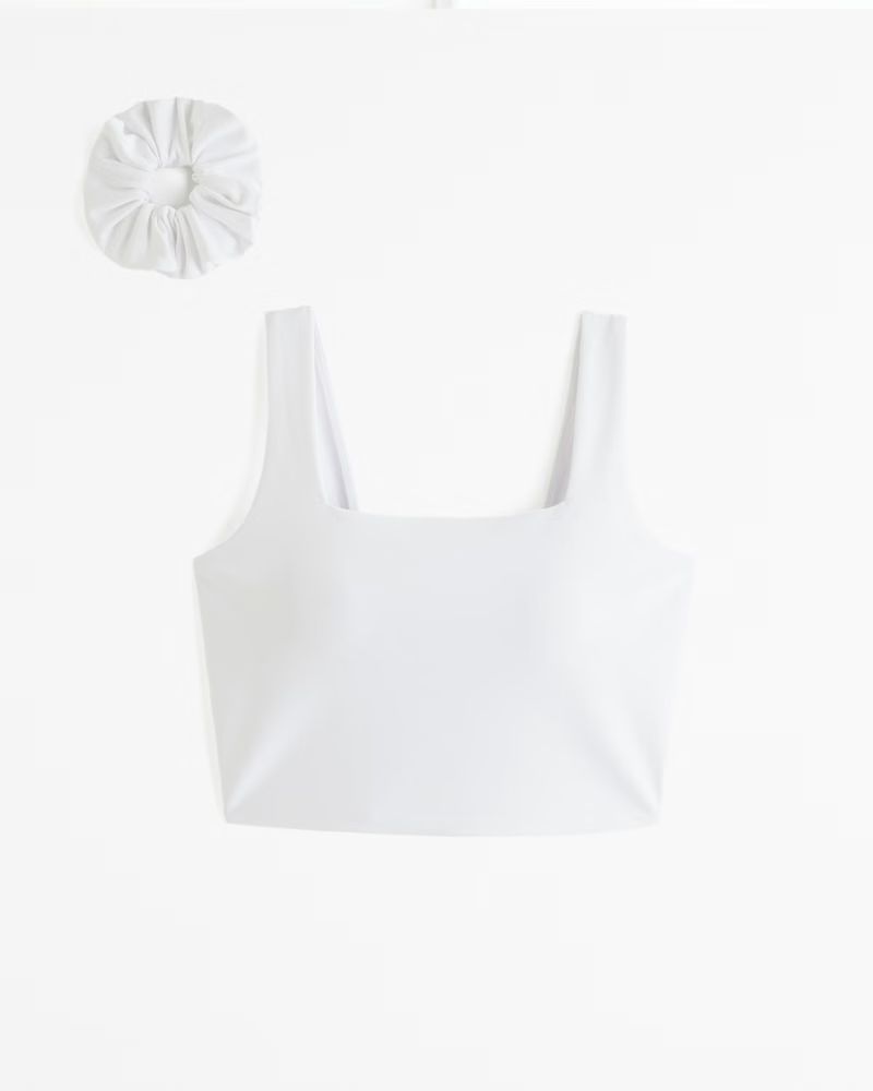 Women's YPB sculptLUX Squareneck Slim Tank | Women's Active | Abercrombie.com | Abercrombie & Fitch (US)