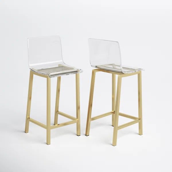 Lockport Counter Stool with Metal Frame | Wayfair North America