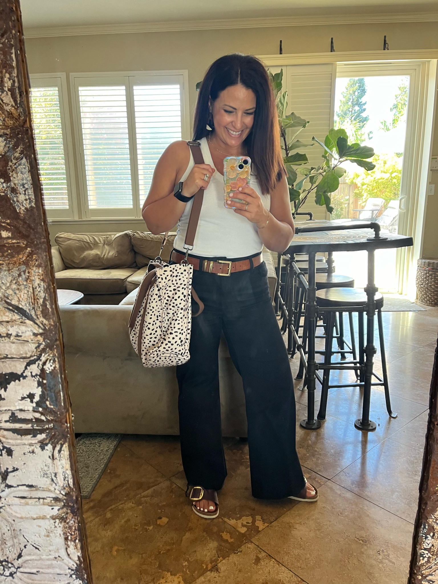 I think I’m in my wide leg jeans era! 
These have a raw hem, I cut them to fit me. 

Teacher outfit 
Petite style
Workwear 

#LTKStyleTip #LTKWorkwear #LTKOver40