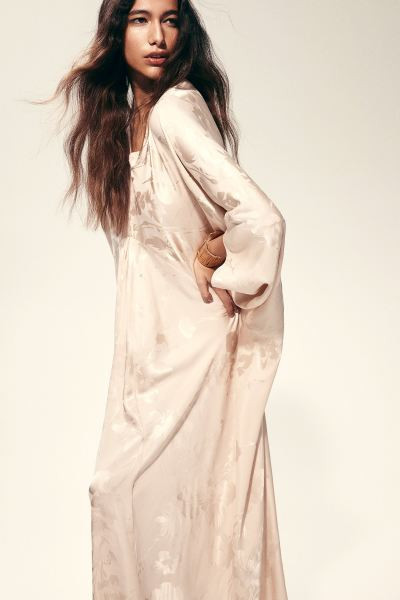 Jacquard-weave Kaftan Dress | H&M (US + CA)