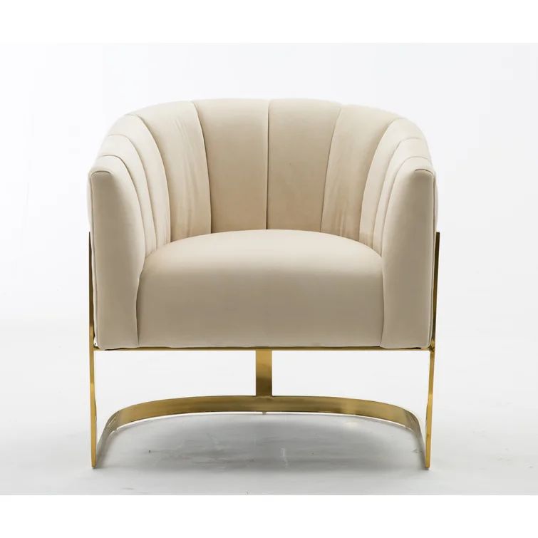 Sorrell 30'' Wide Velvet Barrel Chair | Wayfair North America