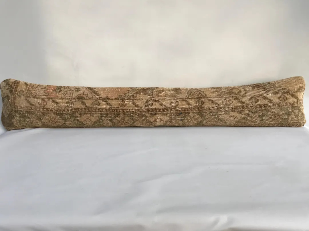 Extra Vintage Long Pillow Cover Turkish Kilim Lumbar Sofa Bed Accent Entryway Decor 8x48 - Etsy | Etsy (US)