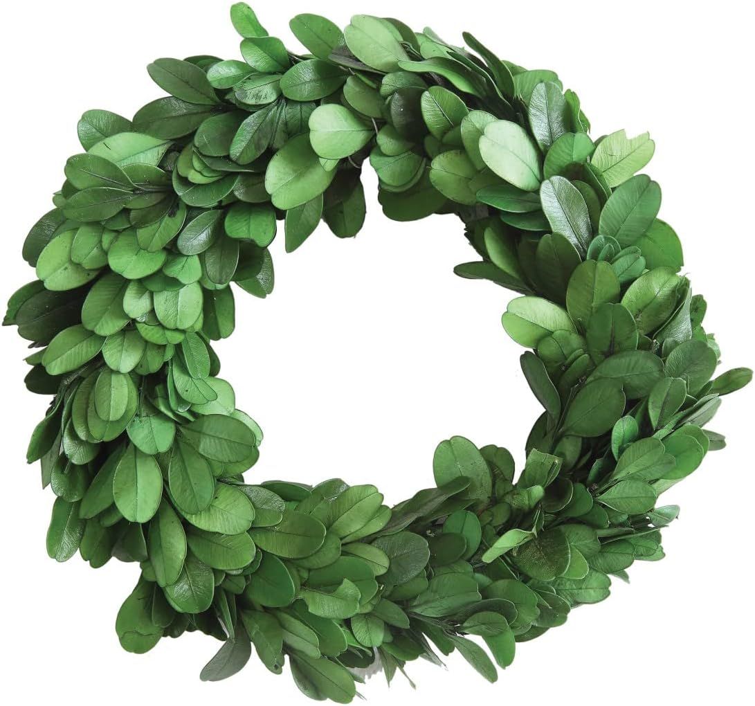 Creative Co-Op Preserved Genuine Boxwood Wreath | Amazon (US)