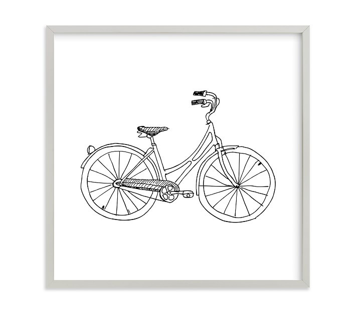 Minted® Bicycle by Phrosne Ras | Pottery Barn Kids