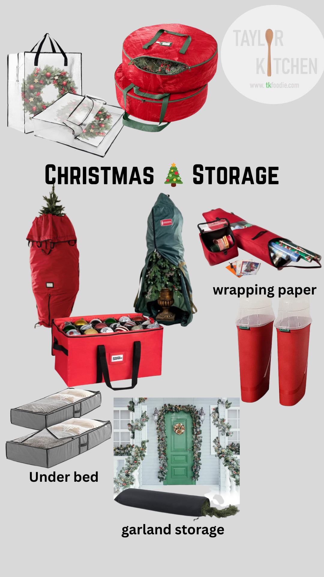 Whether you take down the tree 🎄the day after Christmas or you wait a week or so, everyone needs some good storage ideas for all the holiday decor.
I've found some great storage for artificial trees, garland, wreaths & more all there on my LTK.

Now it's just up to you to figure out where to keep it for the next 11 months 😉 

 #LTKHoliday #LTKHome #LTKFindsUnder50