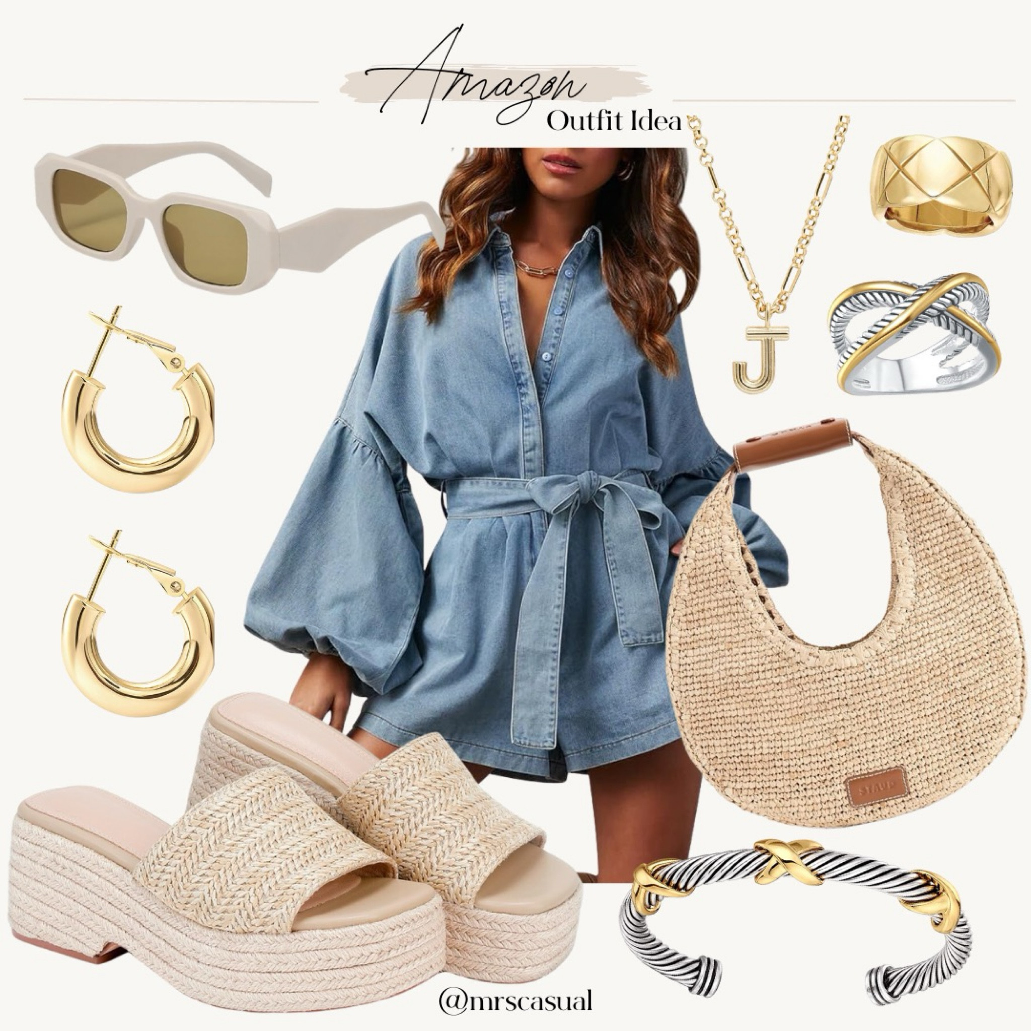 Amazon denim romper. I’m in love 😍 

#LTKStyleTip #LTKFindsUnder50 #LTKSeasonal