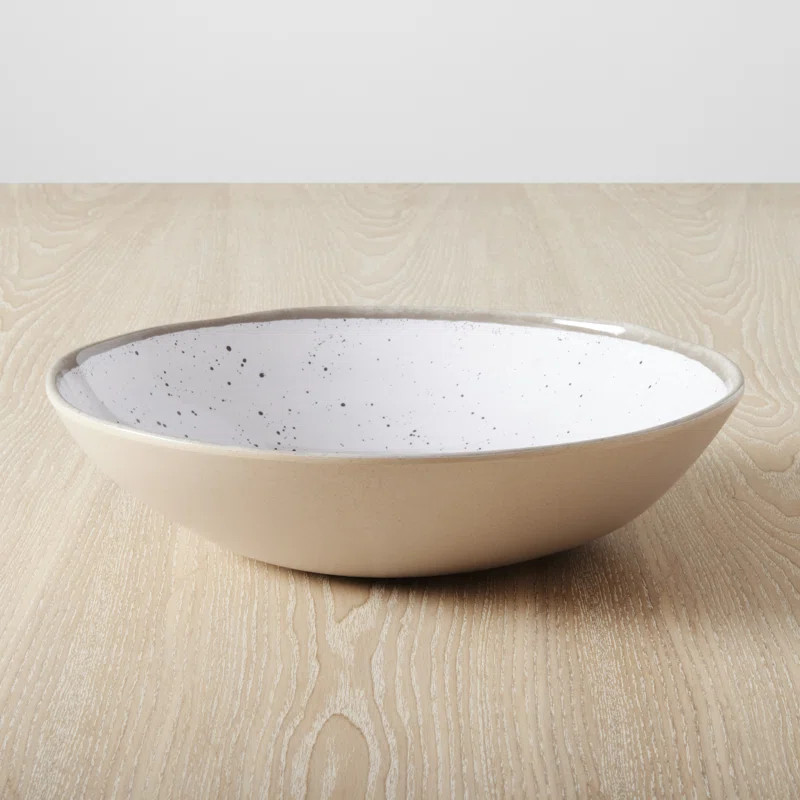 Laya Speckled Melamine Serving Bowl | Wayfair North America