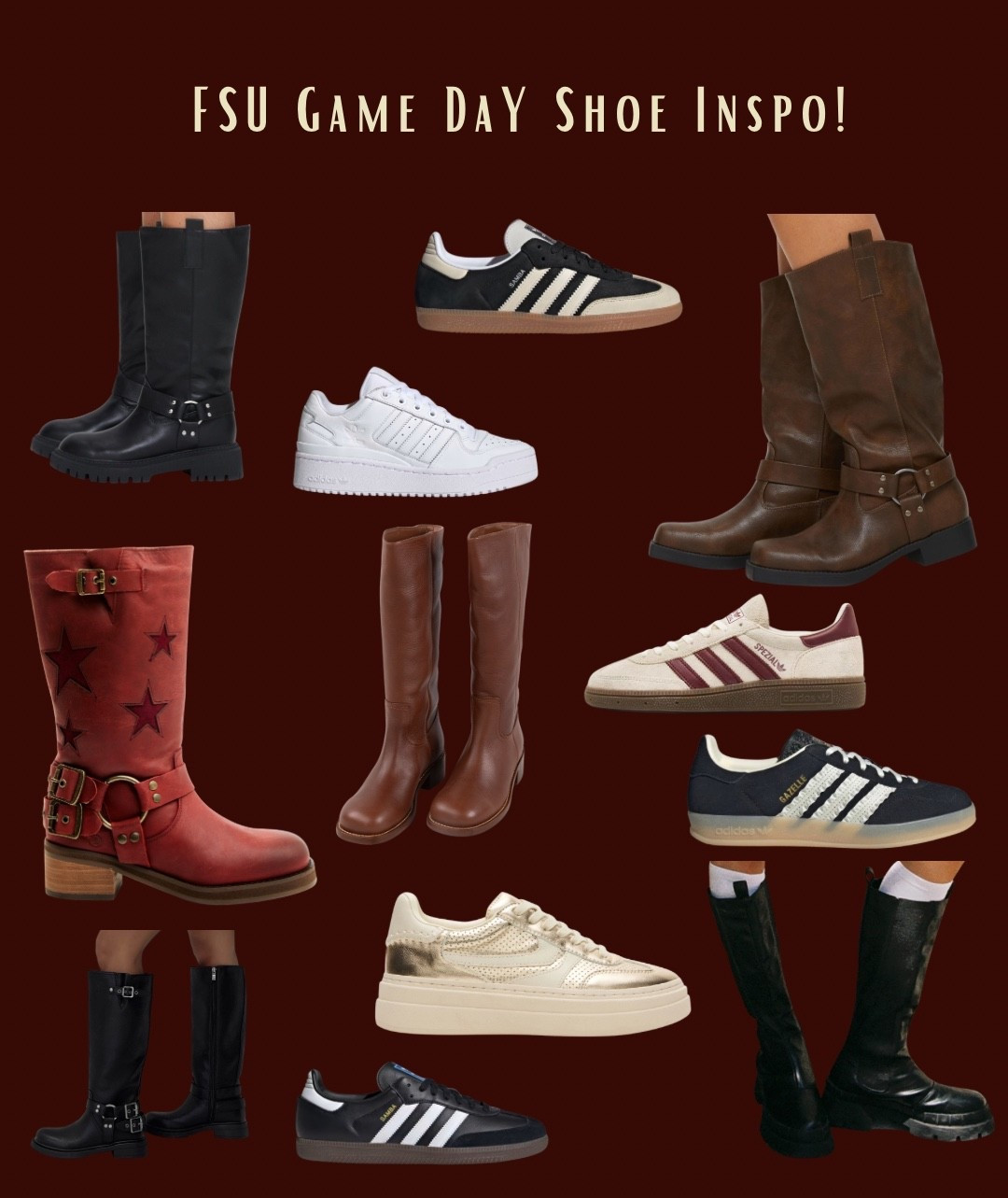 Shoe inspo for FSU game day 

 

#LTKStyleTip #LTKActive #LTKBeauty