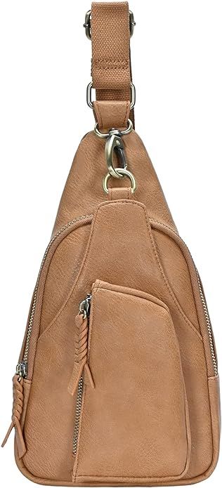 MMS Brands Antik Kraft - The Tasha Soft Vegan Leather Crossbody Sling Purse for Women | Amazon (US)