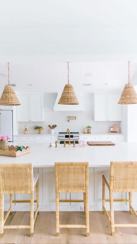 Spring sale 🪑💕 Our @serenaandlily chairs and pendant lights are on sale! We still can’t believe the kitchen transformation from our renovation. 

#LTKSpringSale #LTKhome