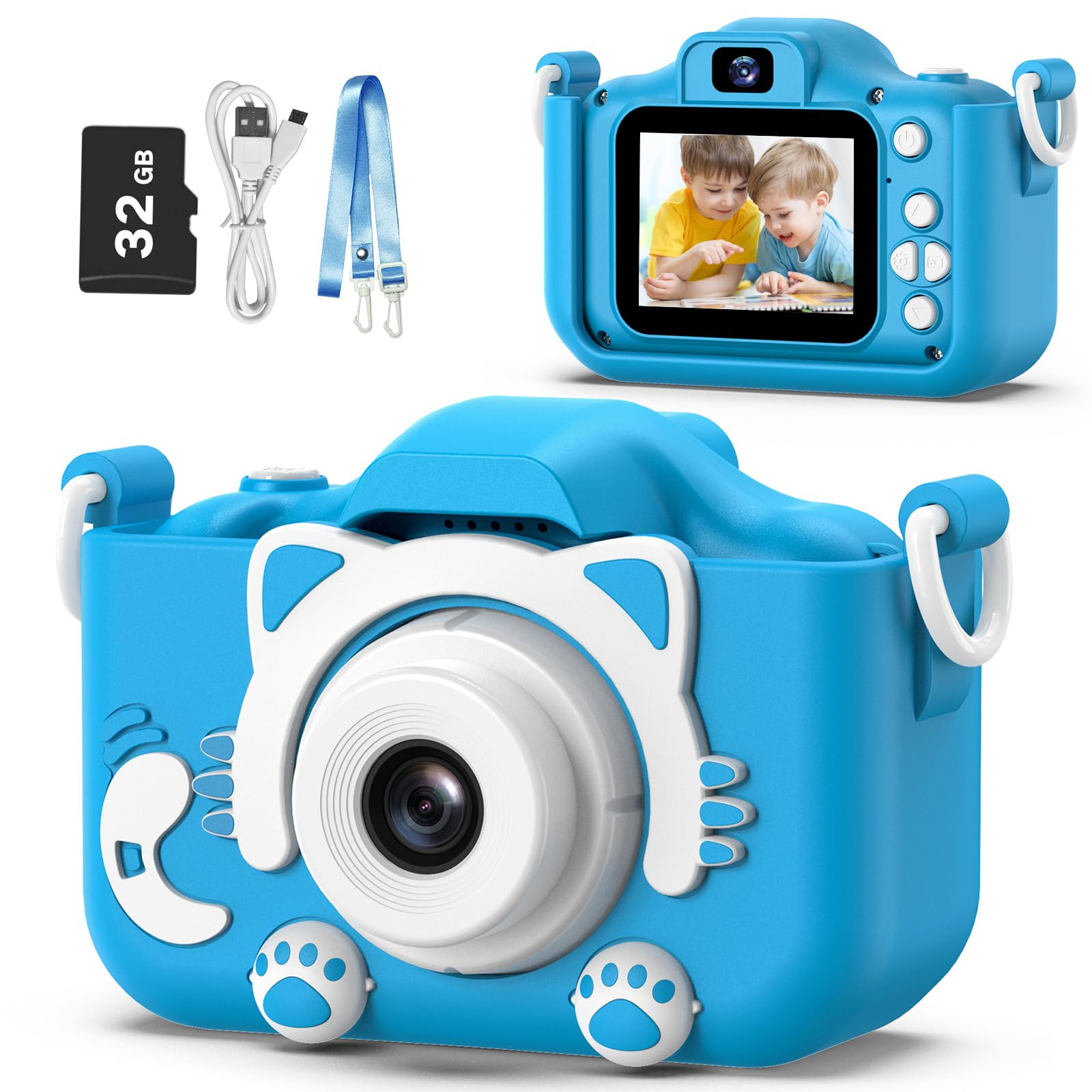 Goopow Kids Camera Toys for 3-8 Year Old Girls Boys,Children Digital Video Camcorder Camera with ... | Amazon (US)
