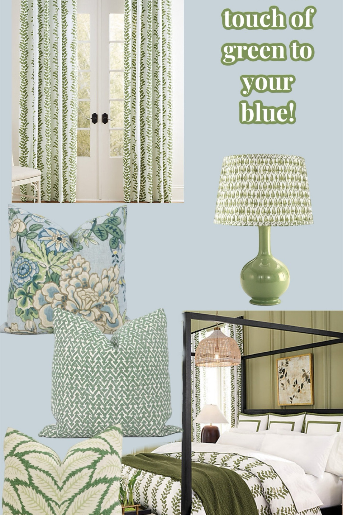 Southern Living says blue and green are the new neutrals so why not add a touch of green to that blue and white room? Here are some green accessories that will go with most any blue!

#LTKHome