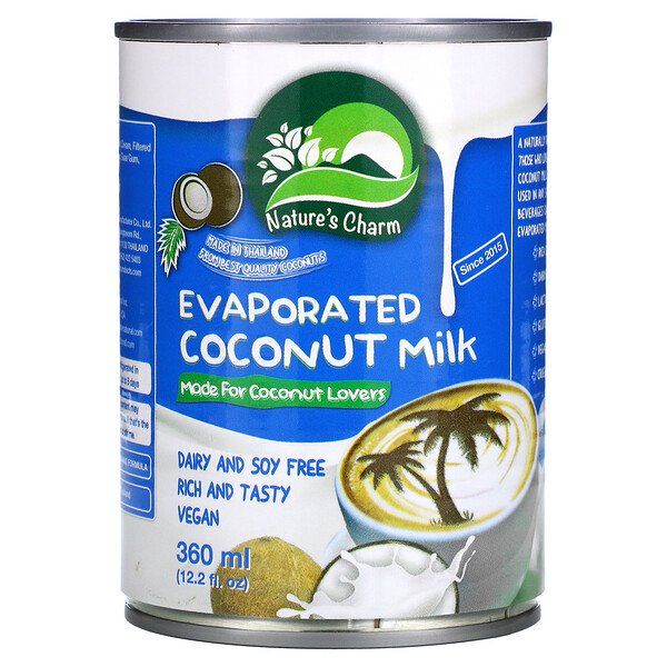 Nature's Charm, Evaporated Coconut Milk, 12.2 fl oz Pack of 3 | Walmart (US)