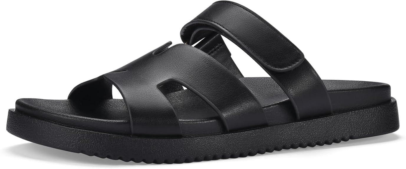 INIBUD Sandals Women Platform Dressy Summer Flat Fashion Slip On Beach Slide Sandals Footbed Chun... | Amazon (US)