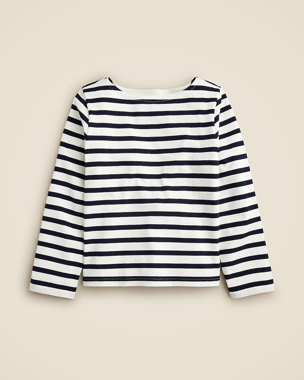 Classic mariner cloth boatneck T-shirt in stripe | J. Crew US