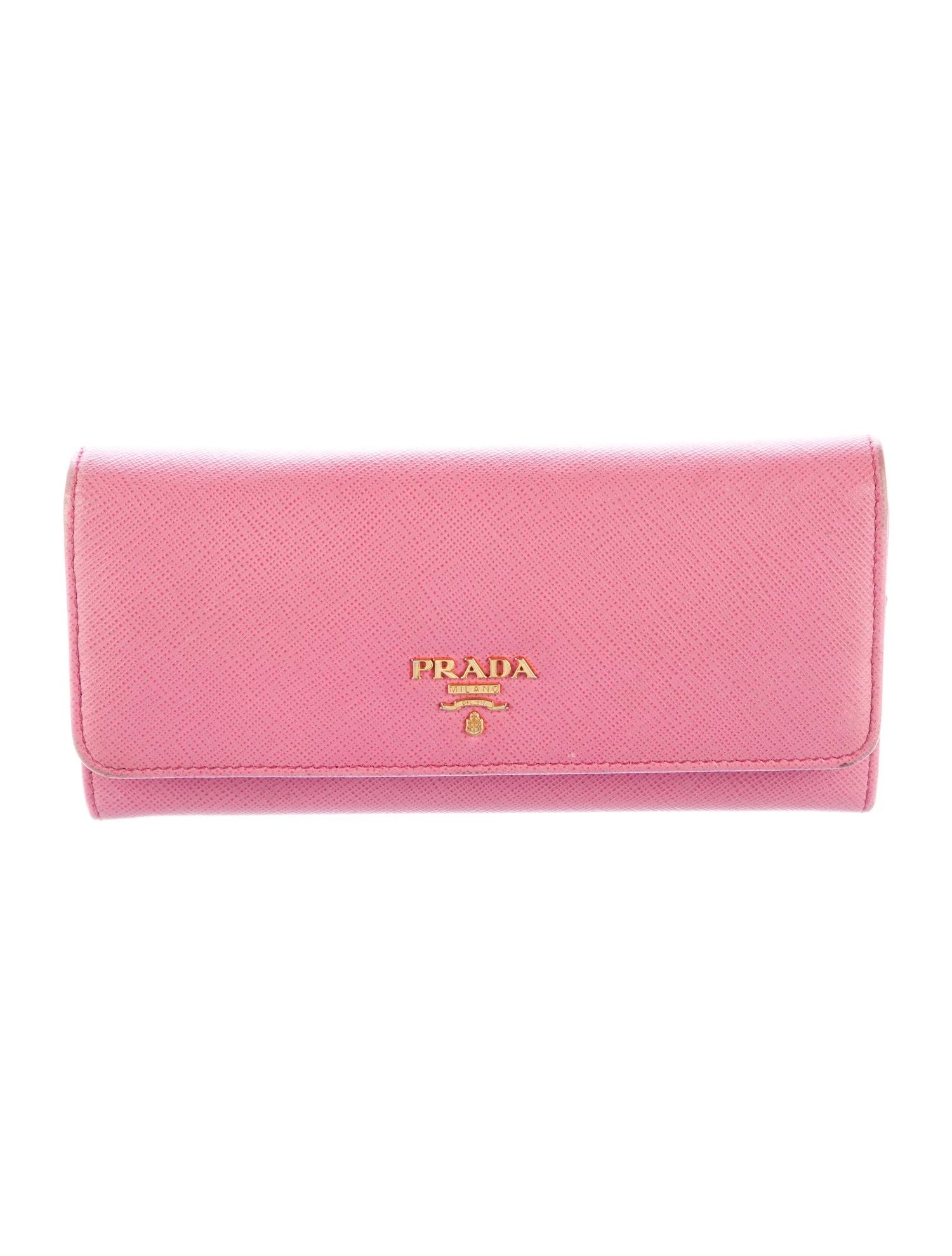 Saffiano Cuir Leather Continental Wallet | The RealReal