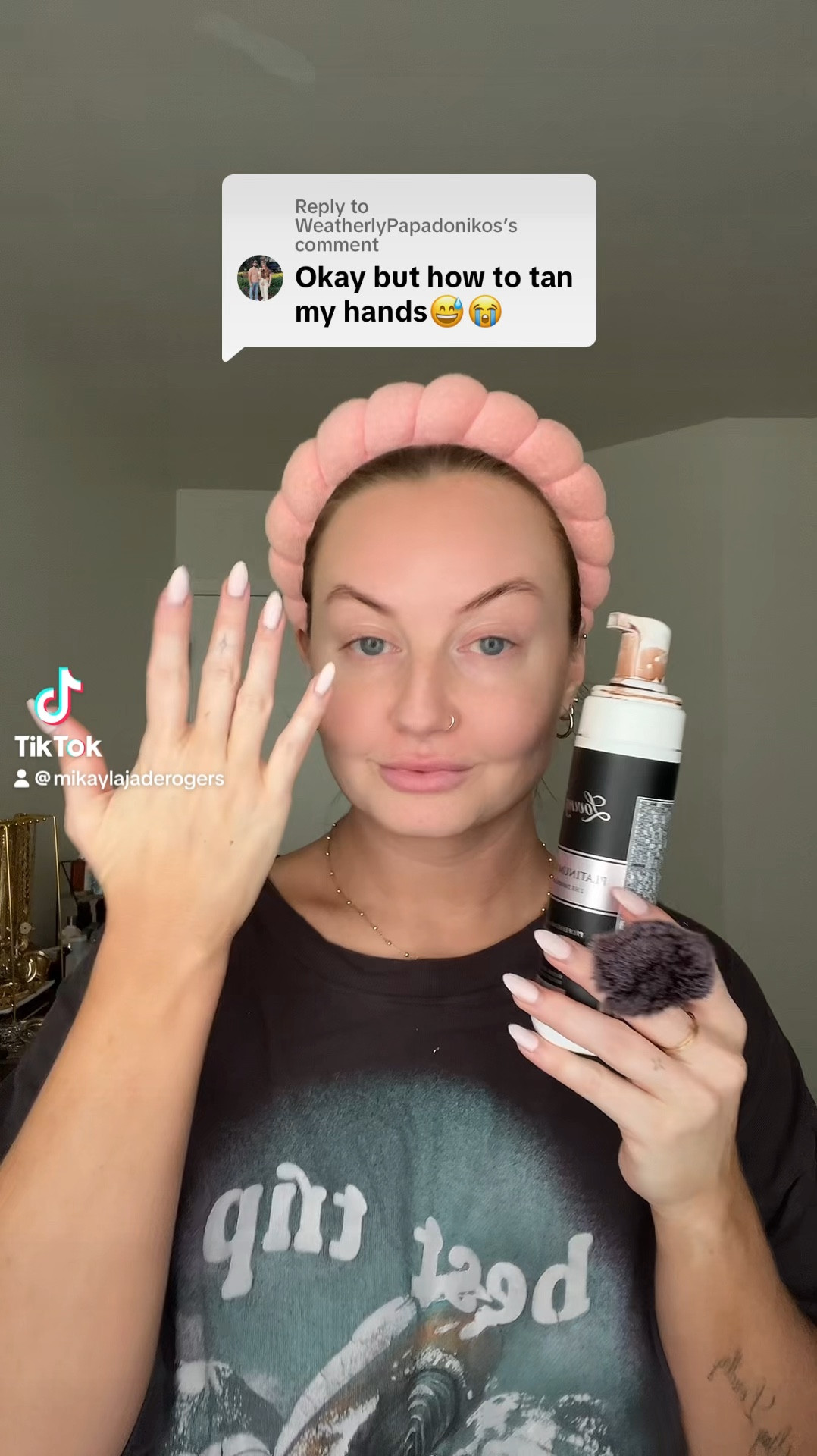 How to get a seamless tan on your hands! #lovingtan code: MIKAYLAJADE

#LTKxTarget #LTKVideo #LTKbeauty