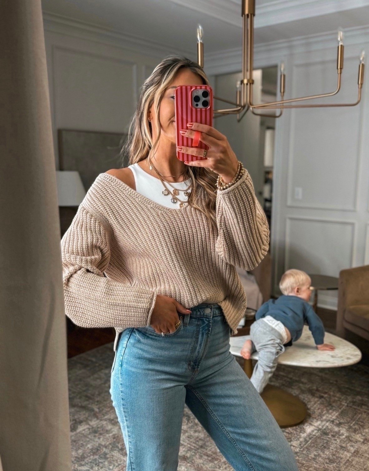 This slouchy sweater from Target is my new favorite thing I own! Wearing it with an amazon tank that has removable padding and Target jeans! 



#LTKmomlife #LTKootd #LTKTall