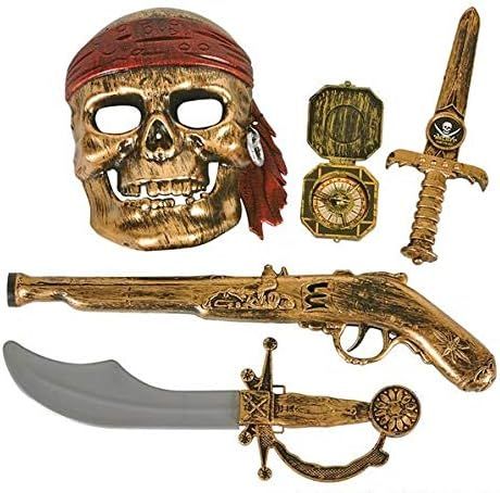 Rhode Island Novelty 5pc Pirate Pistol Set | Amazon (US)