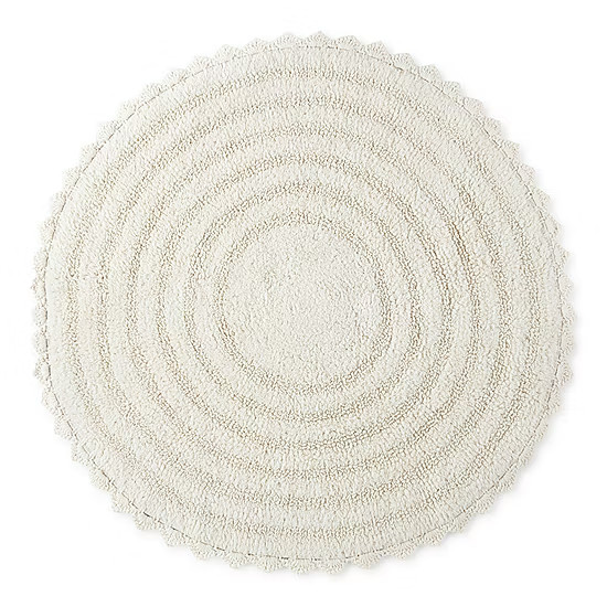 Macrame Round Bath Rug | JCPenney
