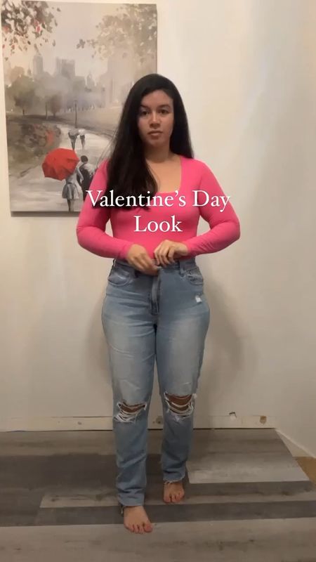 Simple Valentines day look! Adore this pink bodysuit! Super flattering! Im wearing size L

Amazon fashion // hollister jeans // clear heels // cinderella heels // pink bodysuit

#LTKfindsunder50 #LTKstyletip #LTKmidsize