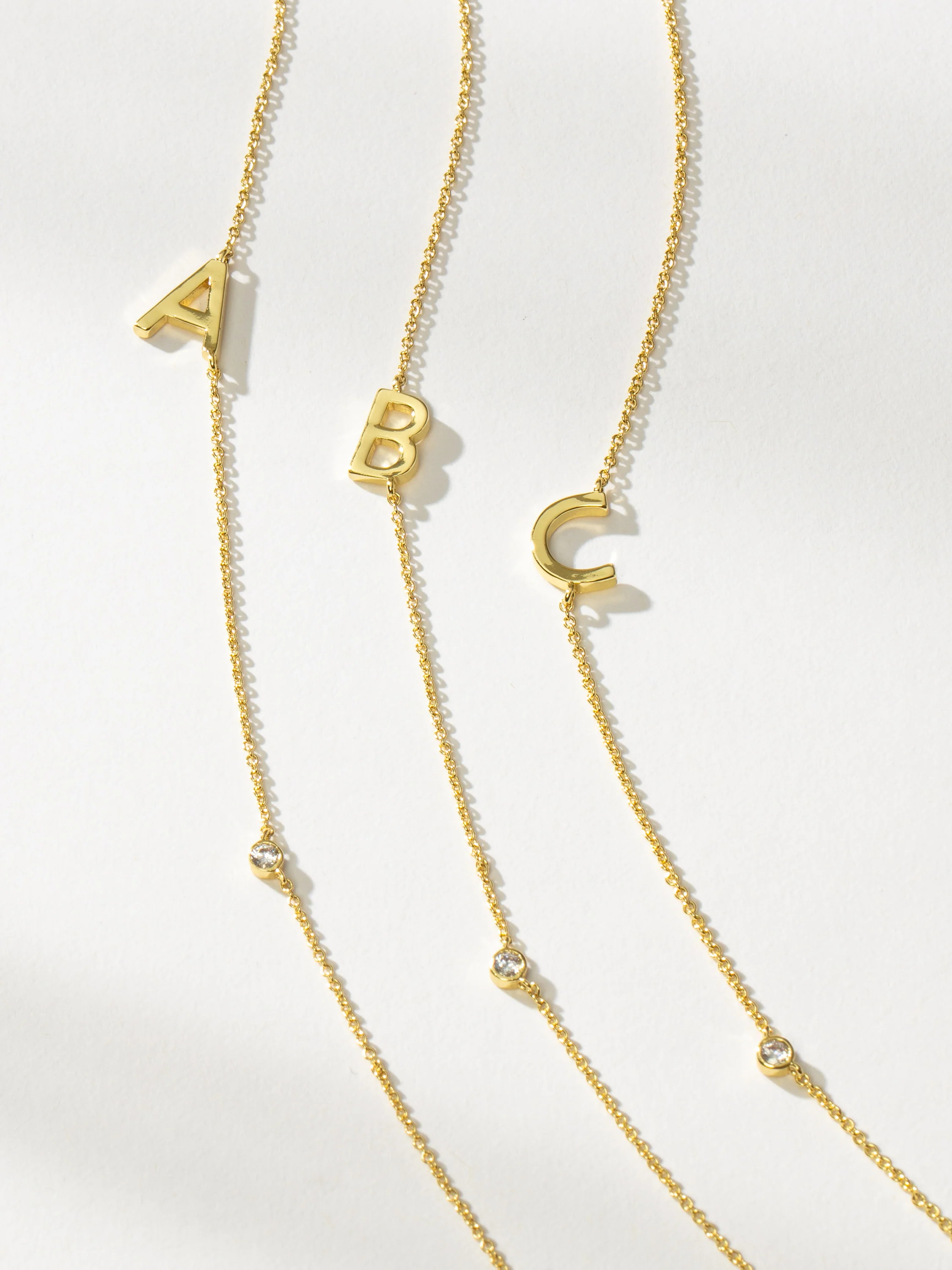 Personalized Touch Initial Chain Necklace in Gold | Uncommon James | Uncommon James