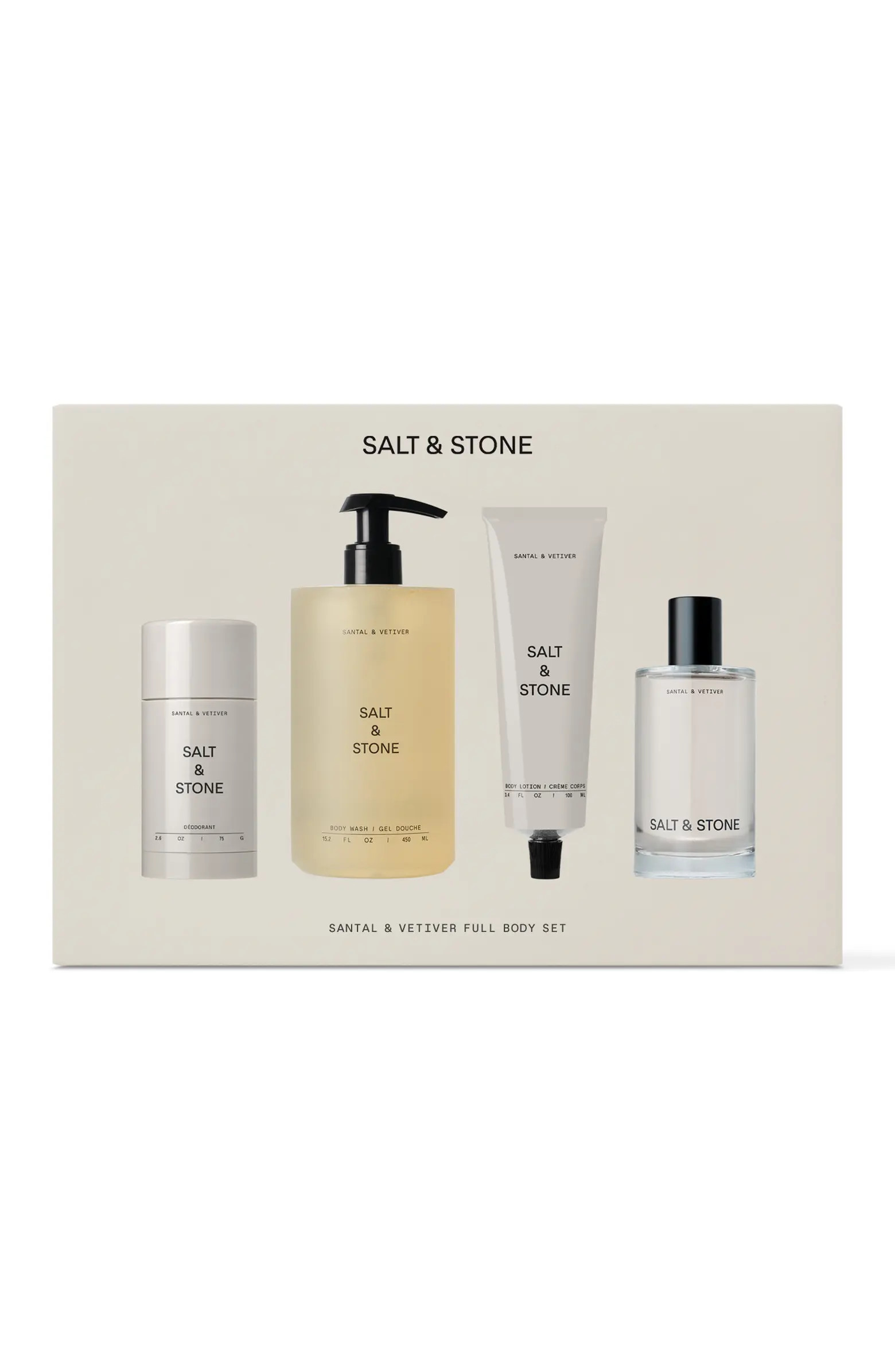 SALT & STONE Santal & Vetiver Full Body Care Ritual Set | Nordstrom | Nordstrom