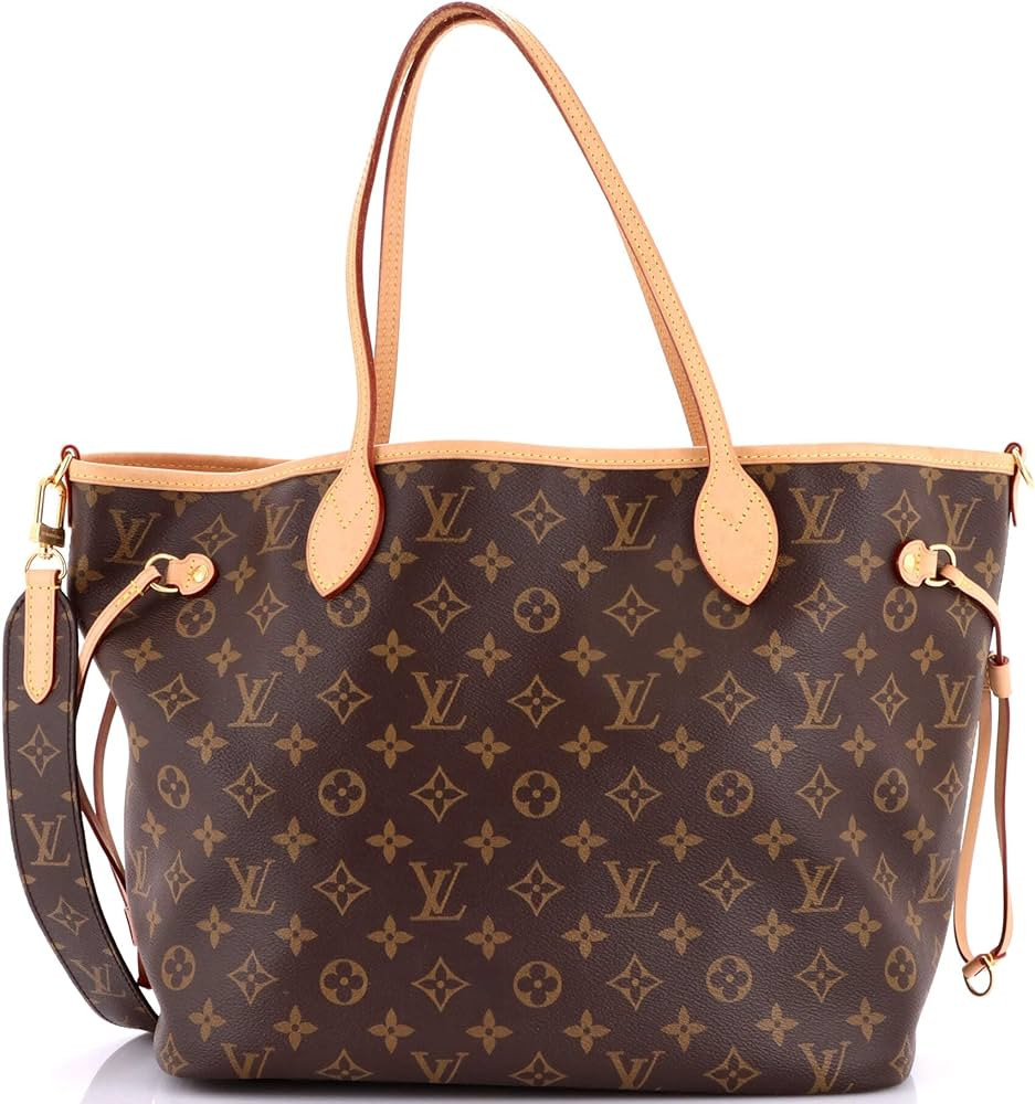 Amazon.com: Louis Vuitton, Pre-Loved Neverfull Bandouliere Inside Out Monogram Canvas and Textile... | Amazon (US)