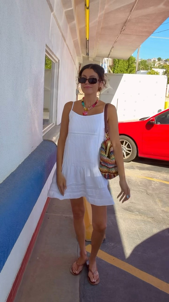 The perfect little white dress! Lined with pockets & so versatile for summer ☀️ 

I’m wearing size XS tall 

Abercrombie dress, white dress, summer dress, vacation dress, vacation outfit, Abercrombie sale, colorful necklace, statement necklace, coach bag 
@abercrombie

#LTKootd #LTKgrwm #LTKSaleAlert