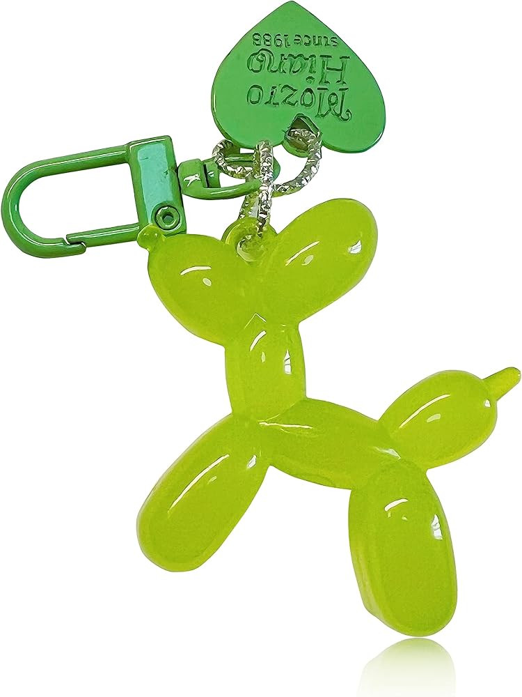 LAEKOU Jelly Balloon Dog Design Keychain for Women, Cute Girls Key Chain, Bag Charms Accessories ... | Amazon (US)