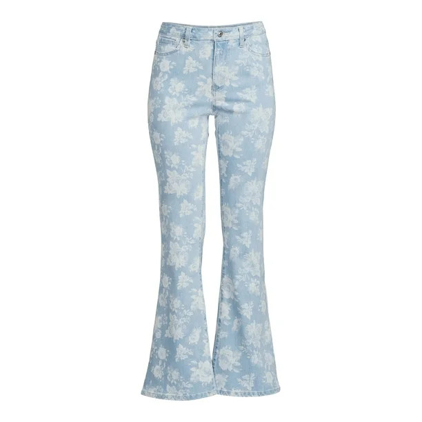 Madden NYC Juniors' Super High Rise Flare Jeans - Walmart.com | Walmart (US)