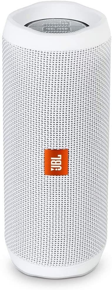 JBL Flip 4 Waterproof Portable Bluetooth Speaker - White | Amazon (US)