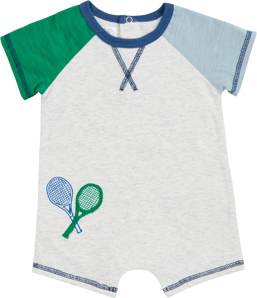 Mud Pie Unisex Baby Baby Boy Tennis Shortall; | Amazon (US)