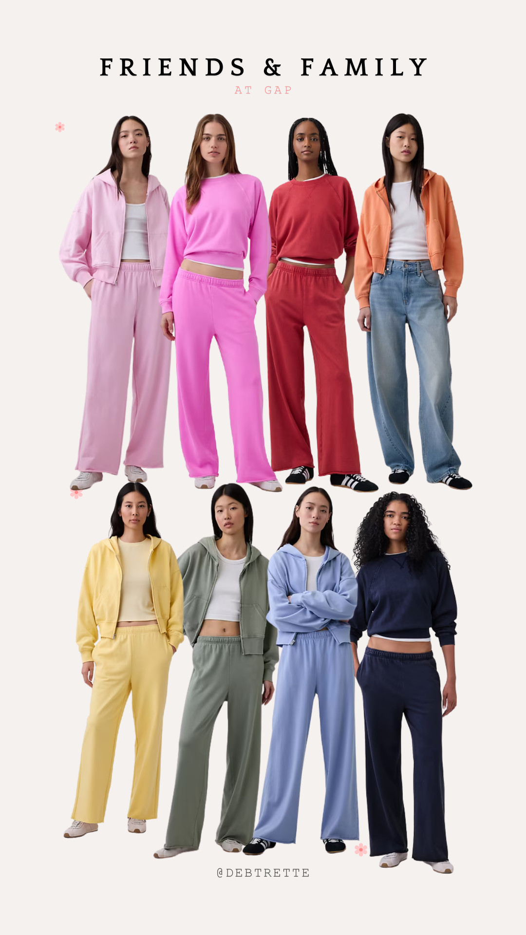 Friends and Family at Gap. Dying over all the matching sweats for Spring 

 #LTKSpringSale #LTKootd #LTKmomlife