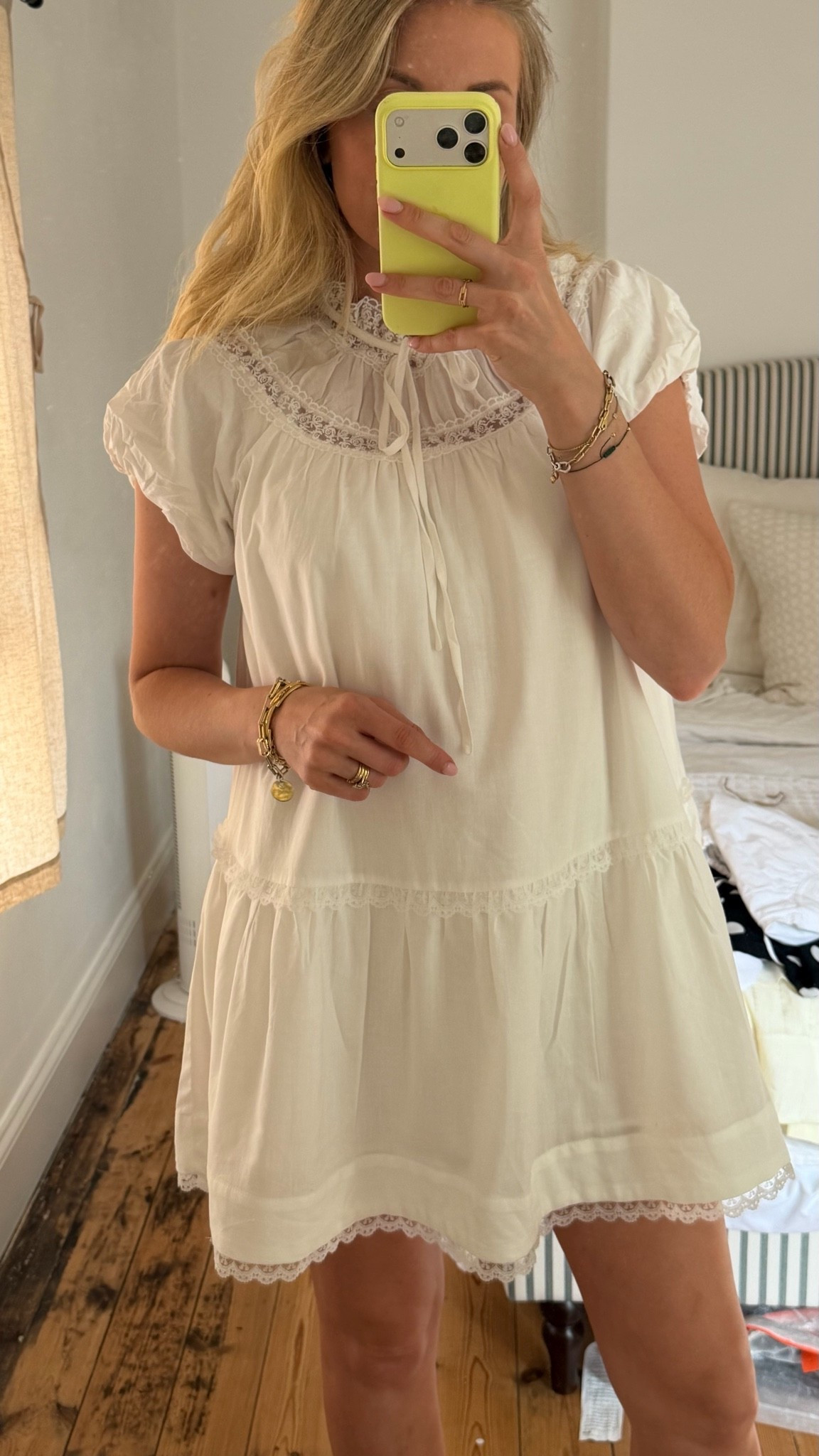 White dress, white mini dress, white summer dress, summer outfit ,  festival outfit

#LTKuk #LTKsummer #LTKfestival