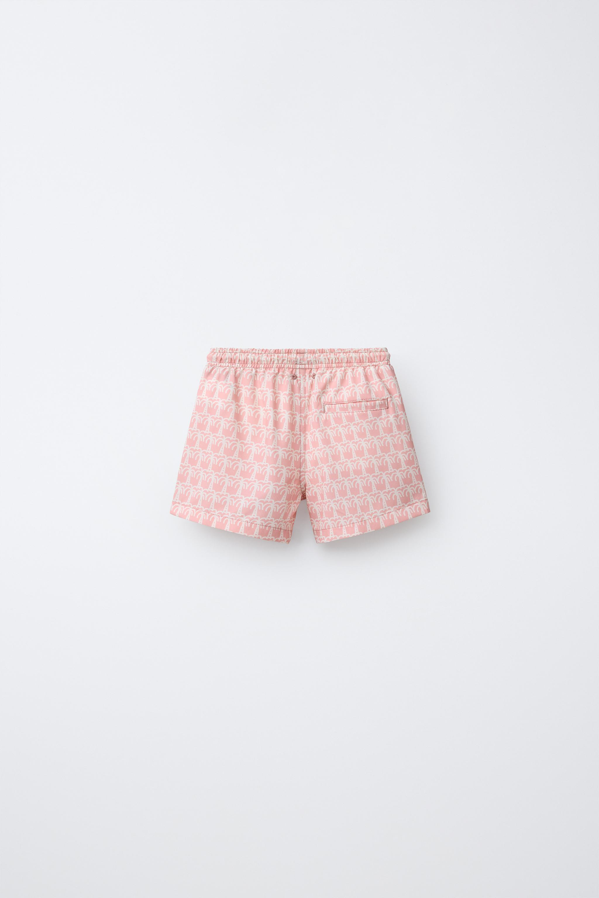 2-6 YEARS/ PALM TREE PRINT SWIM SHORTS | Zara UK