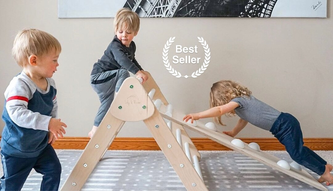 5-Star Little Climber by Lily & River | Birch Hardwood | Read-Along Book | Original Climbing Tria... | Etsy (US)