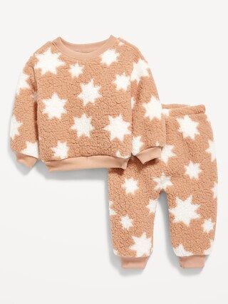 Unisex Sherpa Top and Jogger Pants Set for Baby | Old Navy (US)