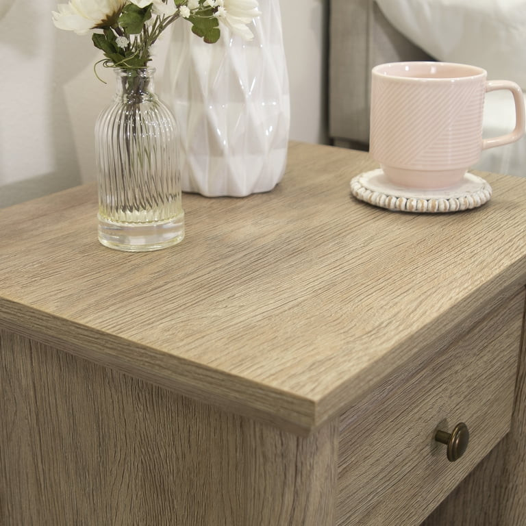 My Texas House Monroe 1 Drawer Nightstand, Brushed Oak Finish | Walmart (US)