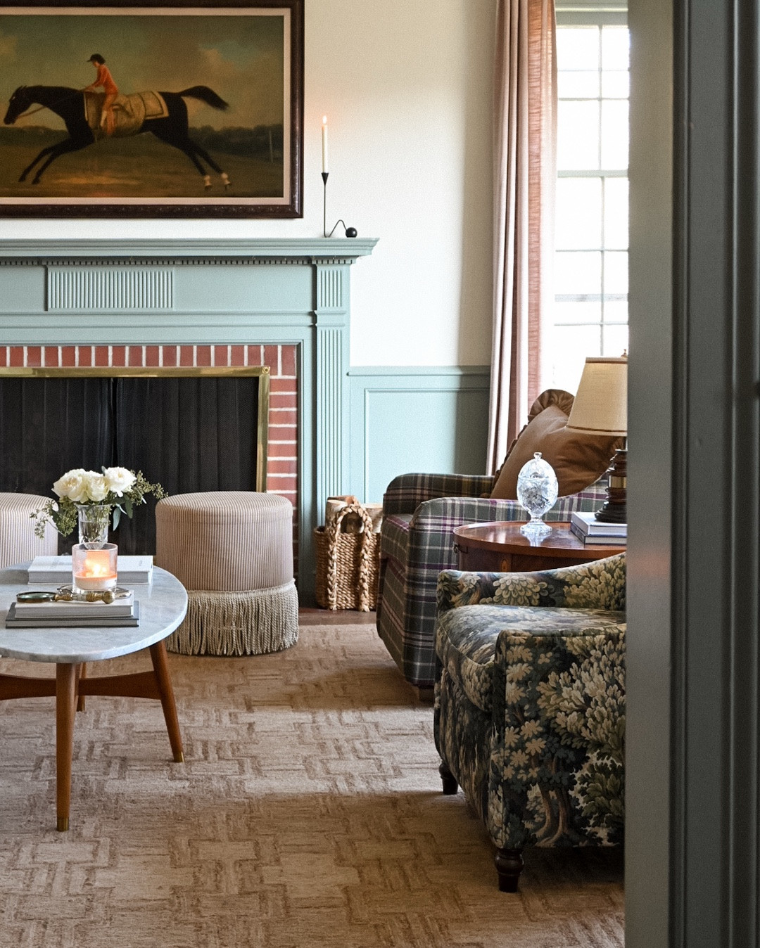 The living room, post-Christmas. I miss the glow of the tree but love the feel of this room now! 

#LTKHome