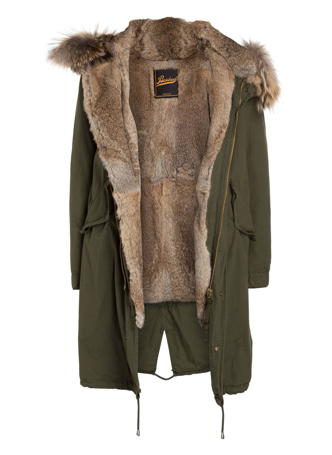 Barbed Parka mit Pelzfutter grün | Breuninger DE