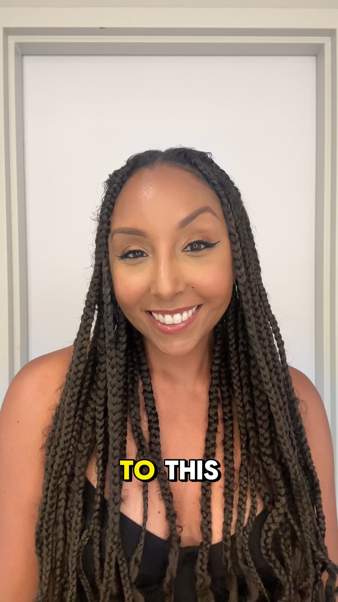 How to refresh frizzy braids #braidhairstyle products for braids and natural styles 