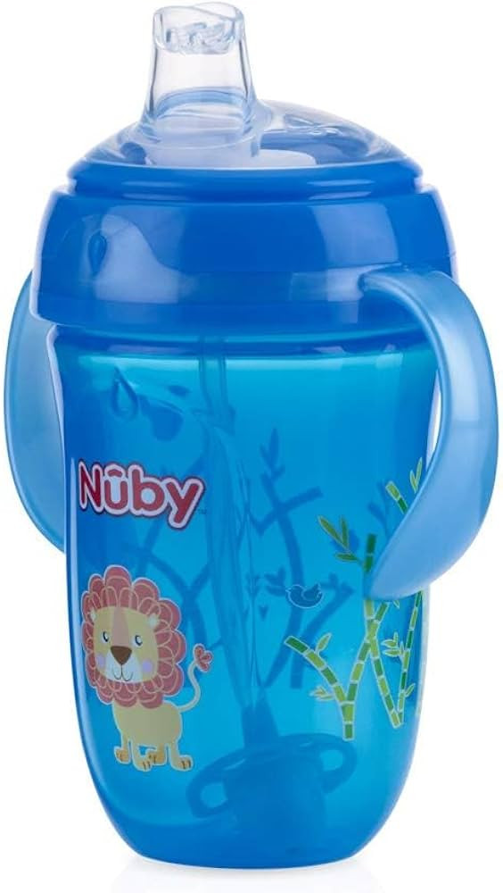 Nuby 360 2 Handle Comfort Cup, Boy, 9 oz, 2 pack | Amazon (US)