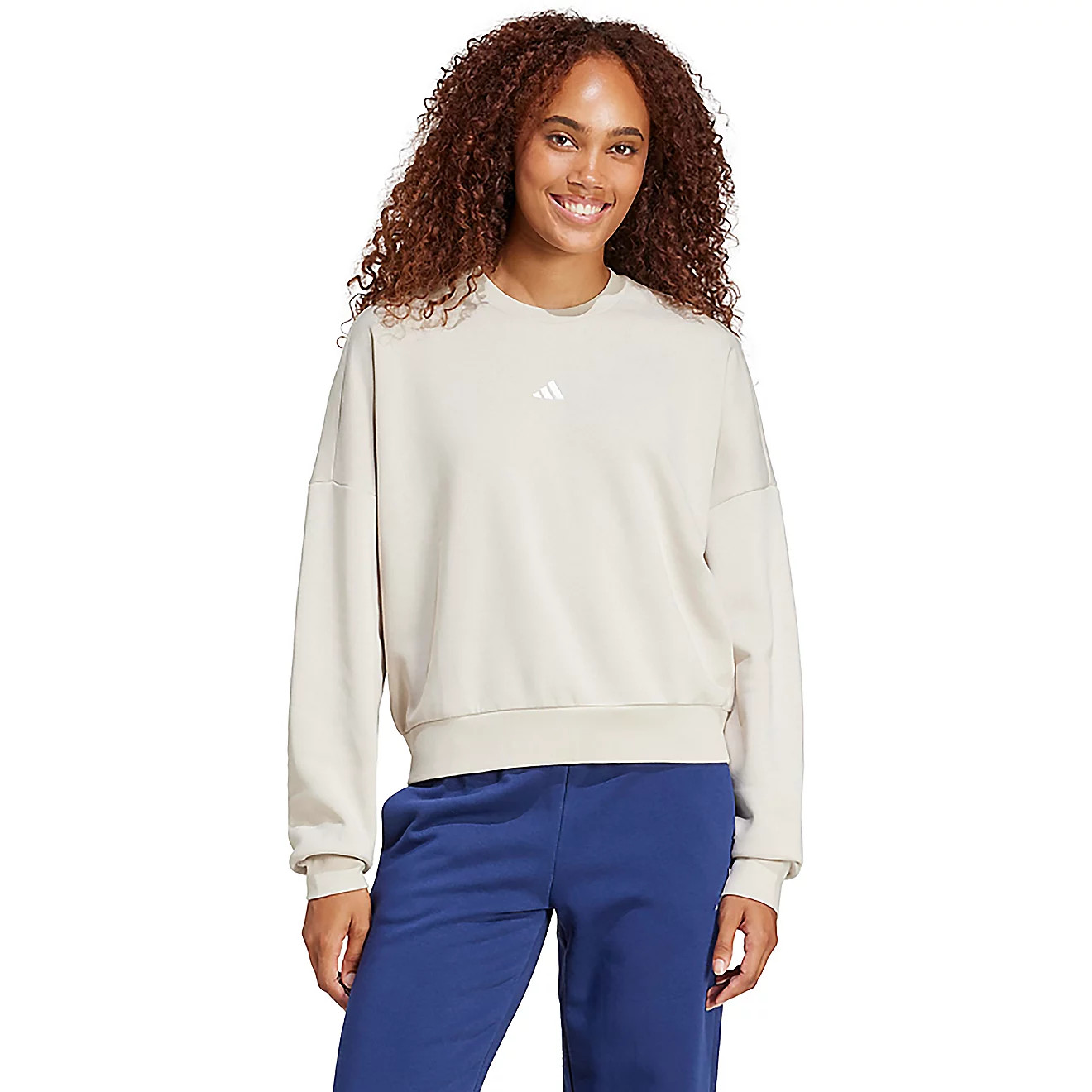 adidas Women's Essentials Small Logo Feel Cozy Sweatshirt | Academy Sports + Outdoors